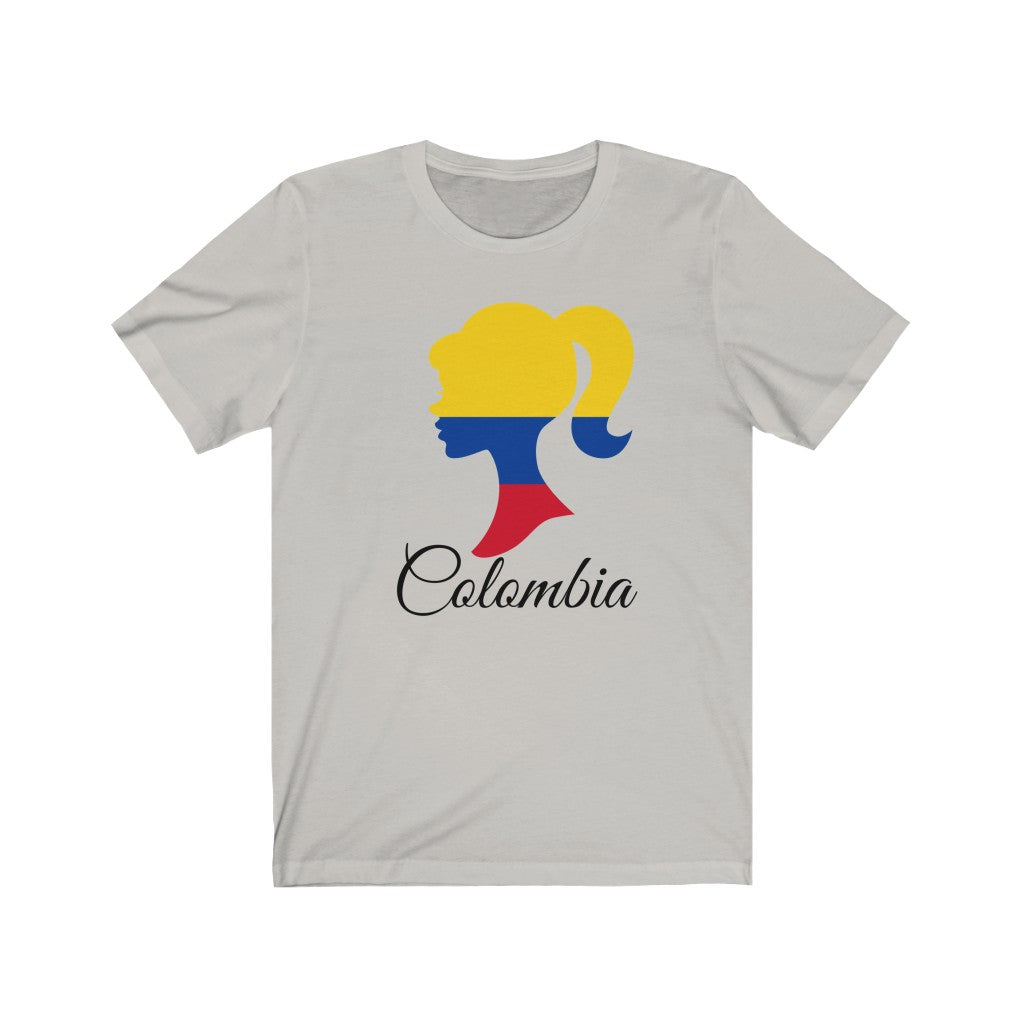 Colombia Girl Flag Premium Tee 1 - Unisex