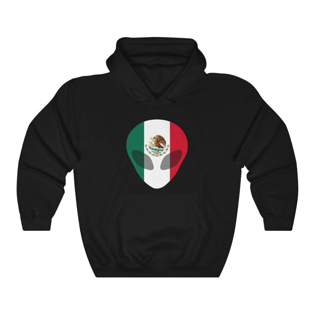 Mexico Alien Flag Hoodie Sweatshirt - Unisex