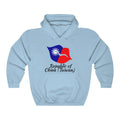 Republic of China - Taiwan Lips Flag Hoodie Sweatshirt 1 - Unisex