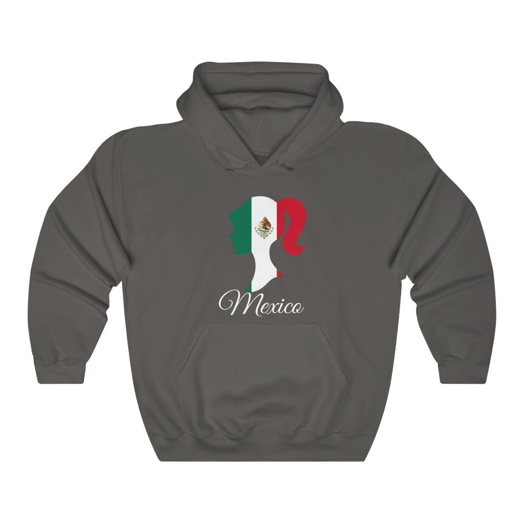 Mexico Girl Flag Hoodie Sweatshirt 2 - Unisex