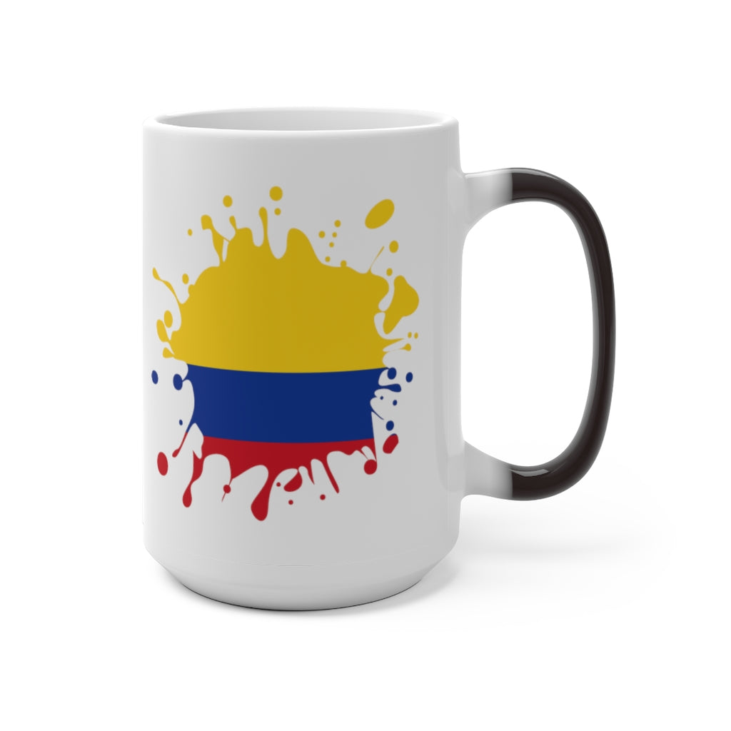 Colombia Splat Color Changing Mug