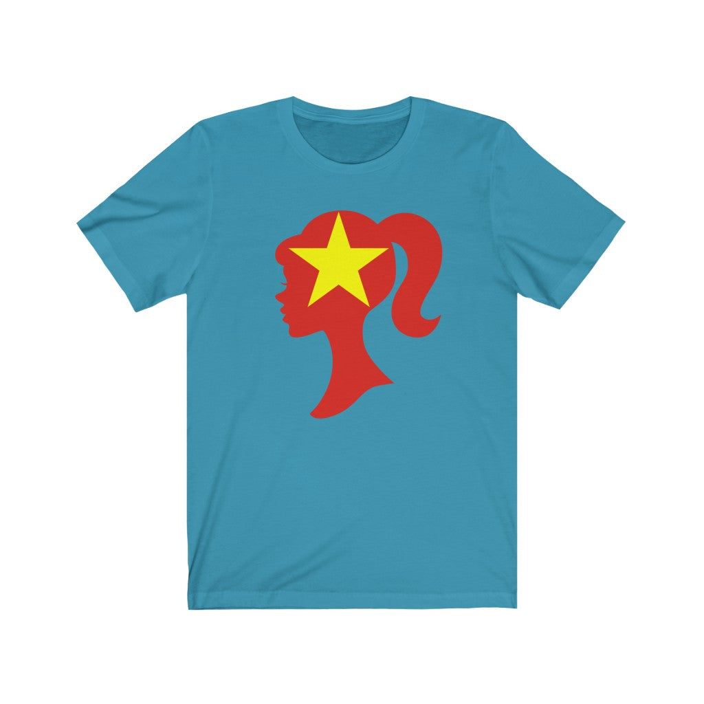 Vietnam Girl Flag Premium Tee - Unisex