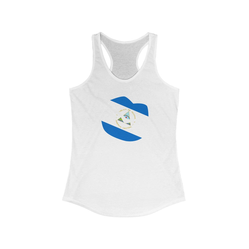 Nicaragua Lips Flag Tank - Women