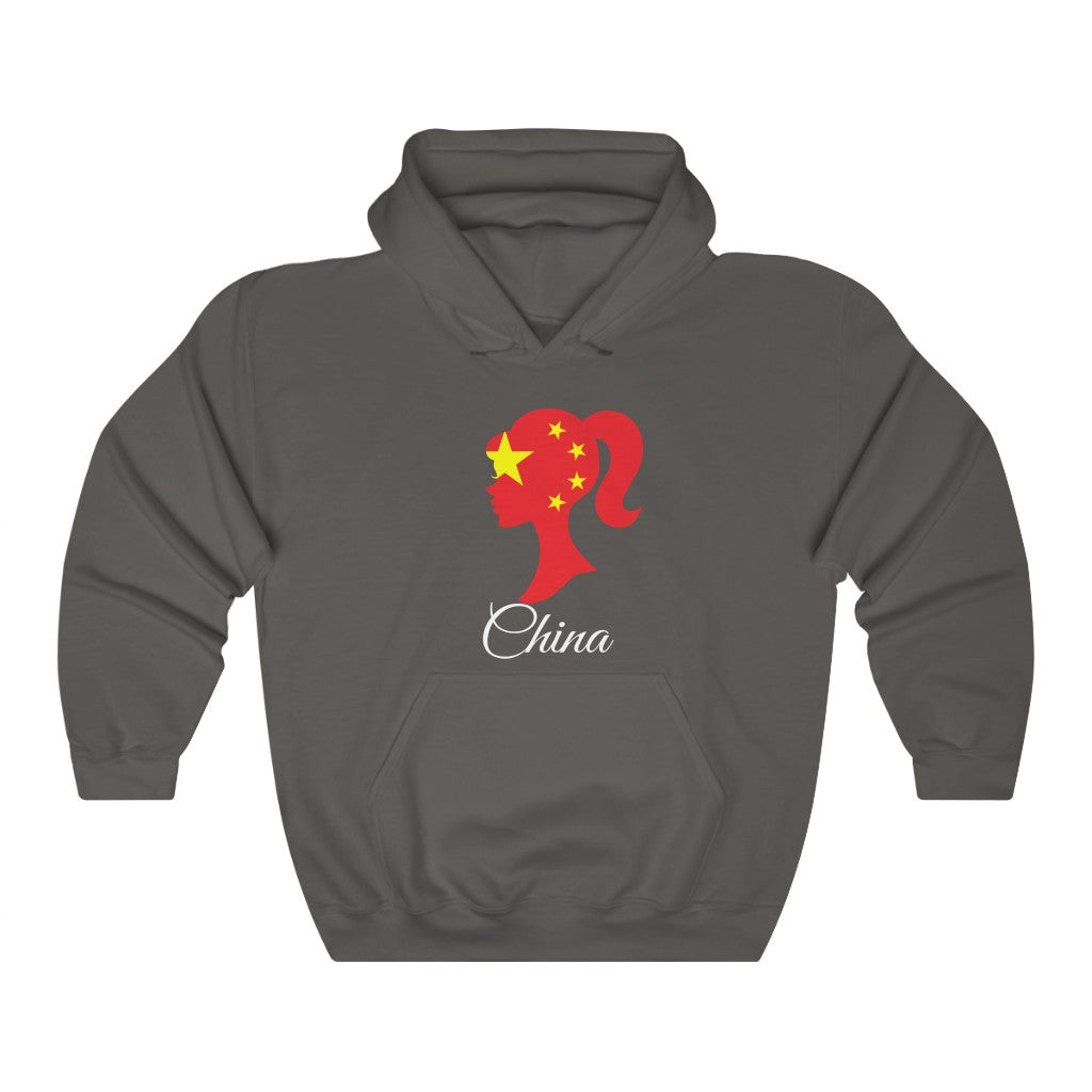 China Girl Flag Hoodie Sweatshirt 2 - Unisex