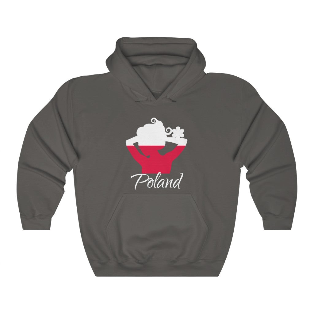 Poland Lady Flag Hoodie Sweatshirt 2 - Unisex