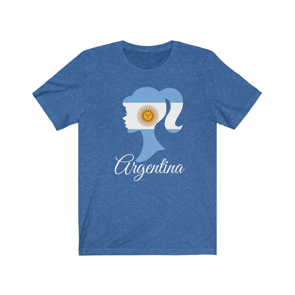 Argentina Girl Flag Premium Tee 2 - Unisex