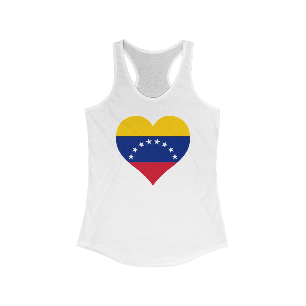Venezuela Heart Flag Tank - Women