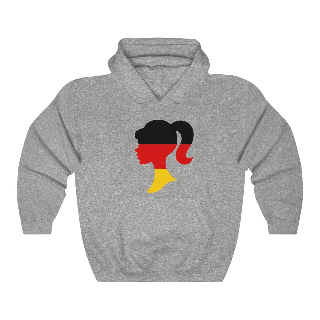 Germany Girl Flag Hoodie Sweatshirt - Unisex