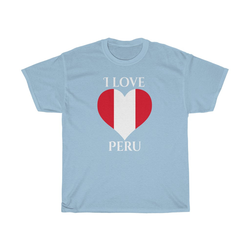 Peru Heart Flag Standard Tee 2 - Unisex