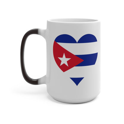 Cuba Heart Color Changing Mug