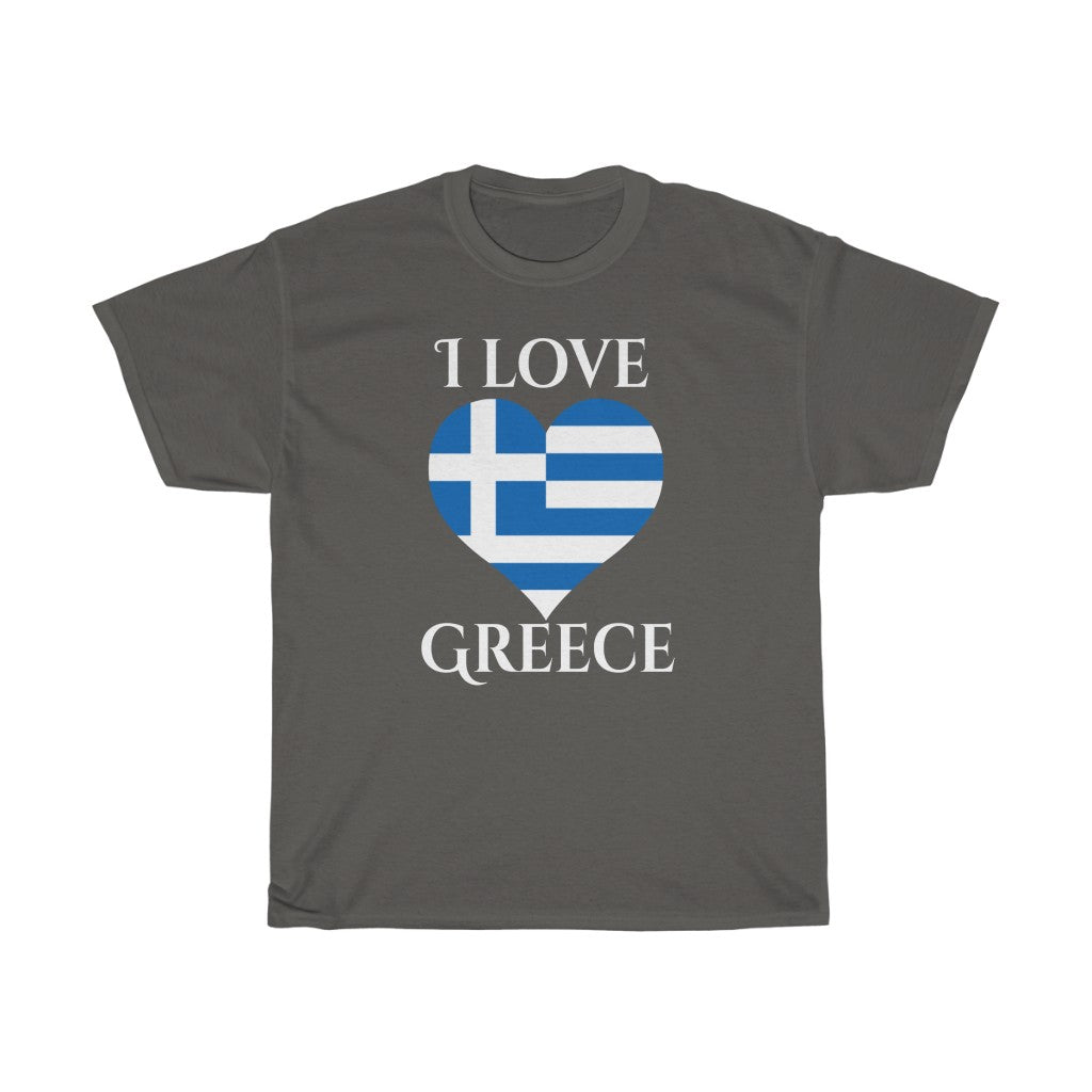 Greece Heart Flag Standard Tee 2 - Unisex