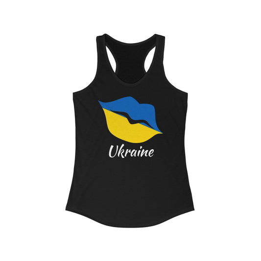Ukraine Lips Flag Tank 2 - Women