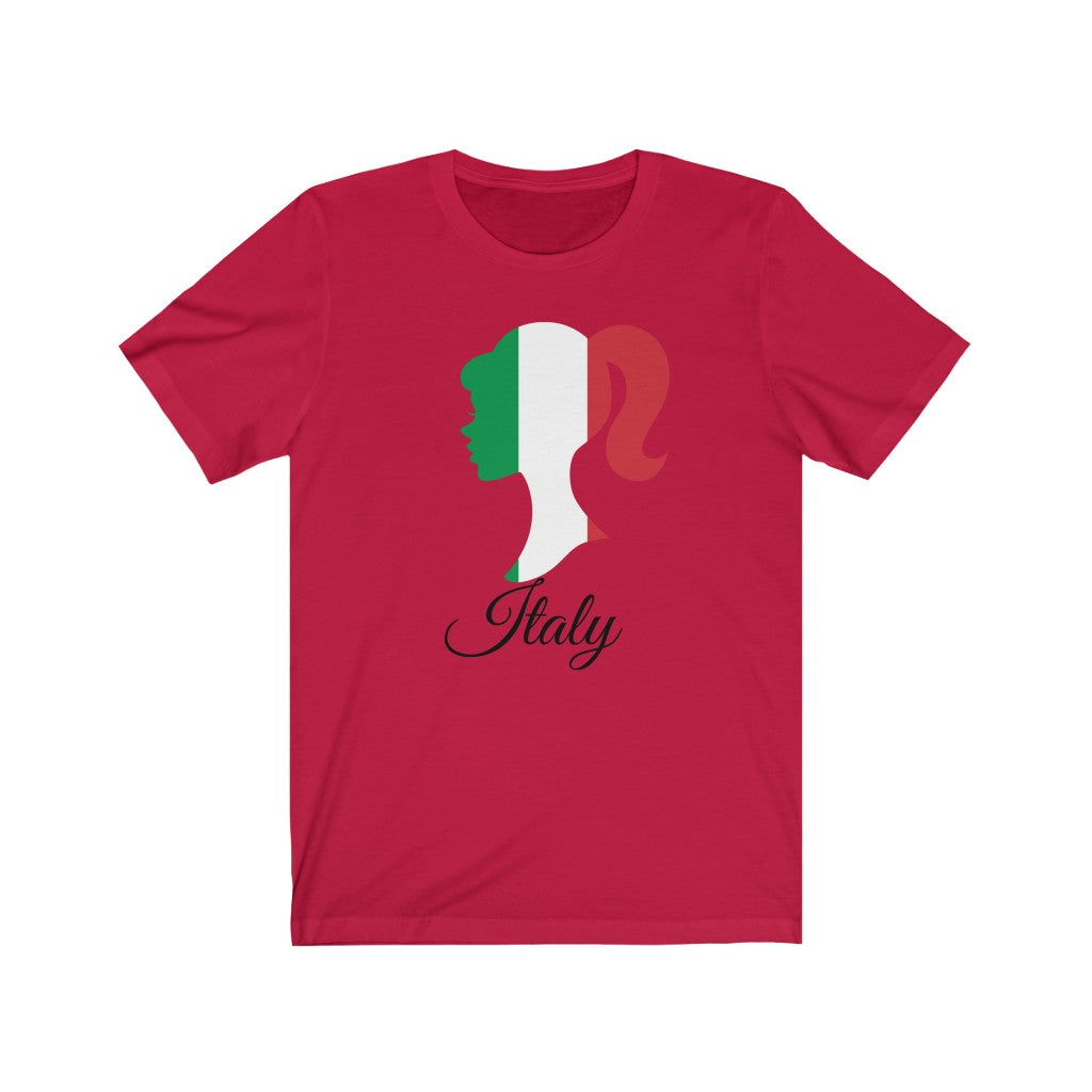 Italy Girl Flag Premium Tee 1 - Unisex