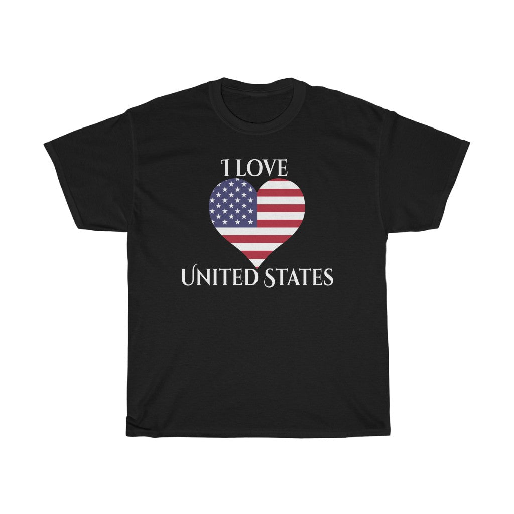 United States of America Heart Flag Standard Tee 2 - Unisex