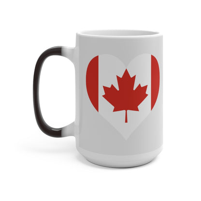 Canada Heart Color Changing Mug