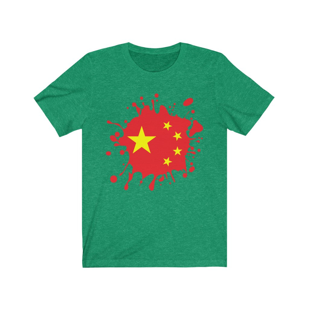 China Splat Flag Premium Tee - Unisex