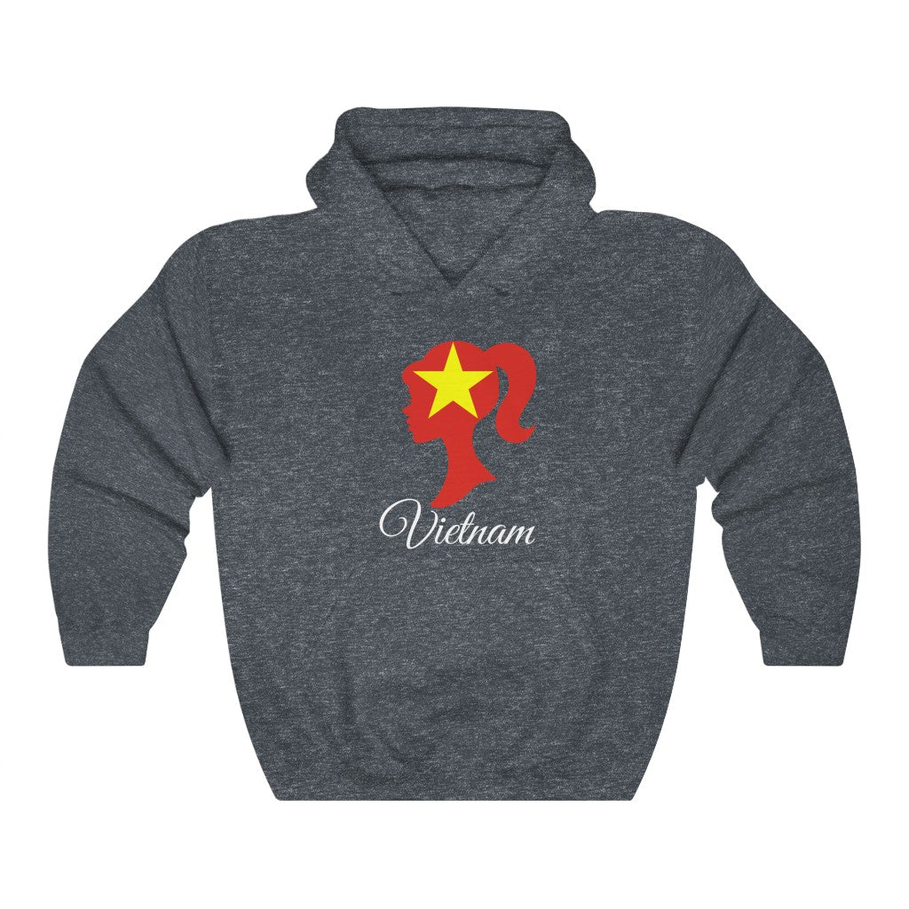 Vietnam Girl Flag Hoodie Sweatshirt 2 - Unisex