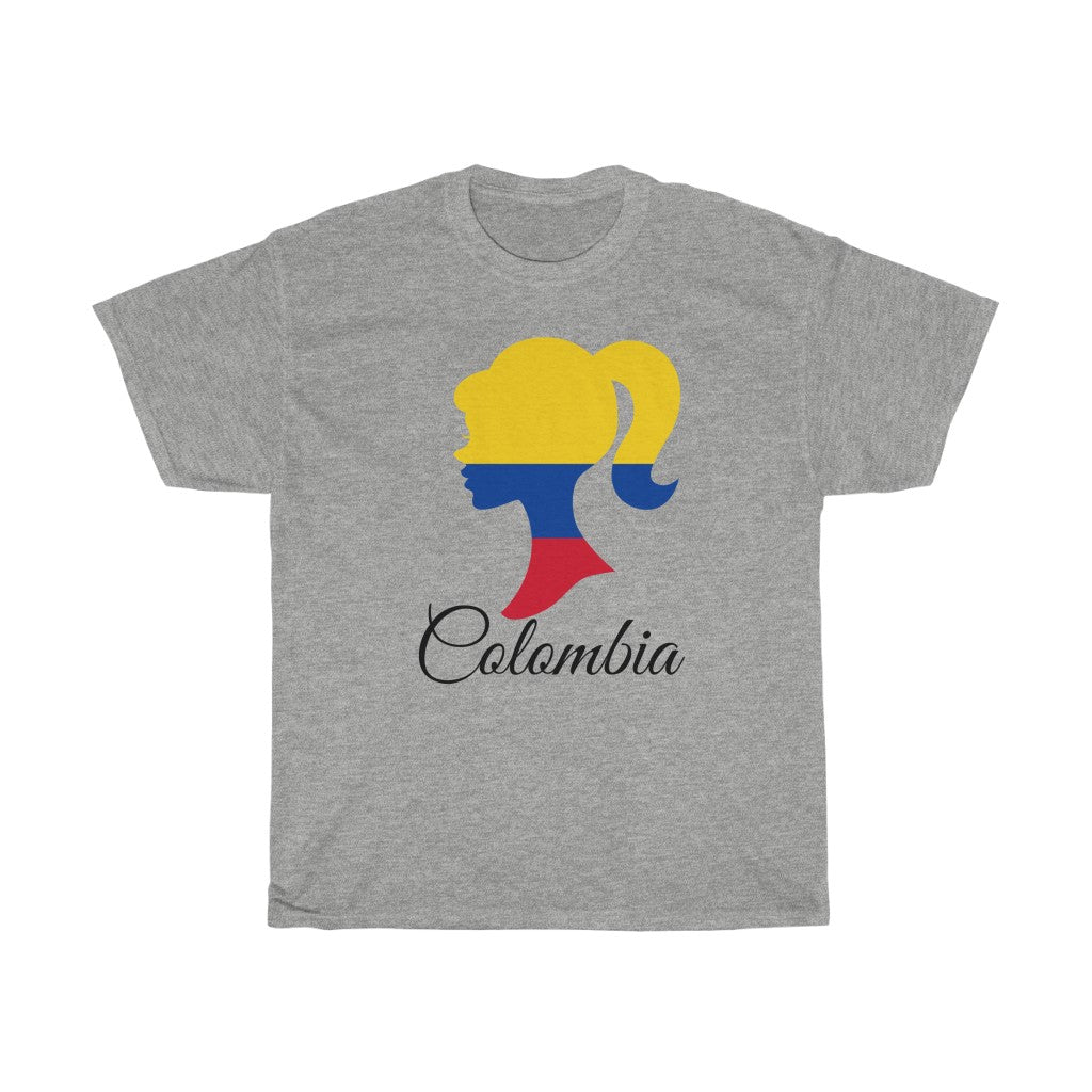 Colombia Girl Flag Standard Tee 1 - Unisex