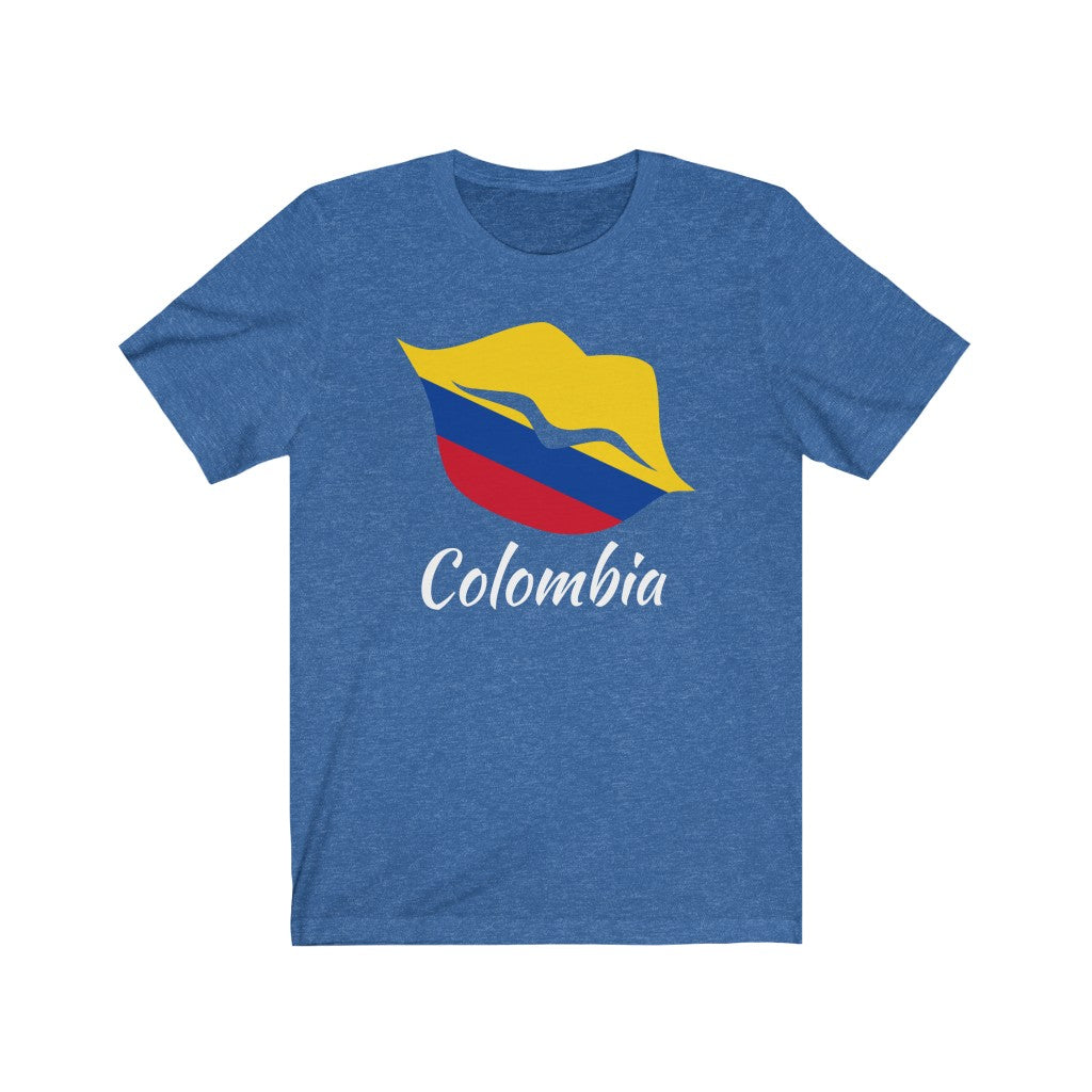 Colombia Lips Flag Premium Tee 2 - Unisex