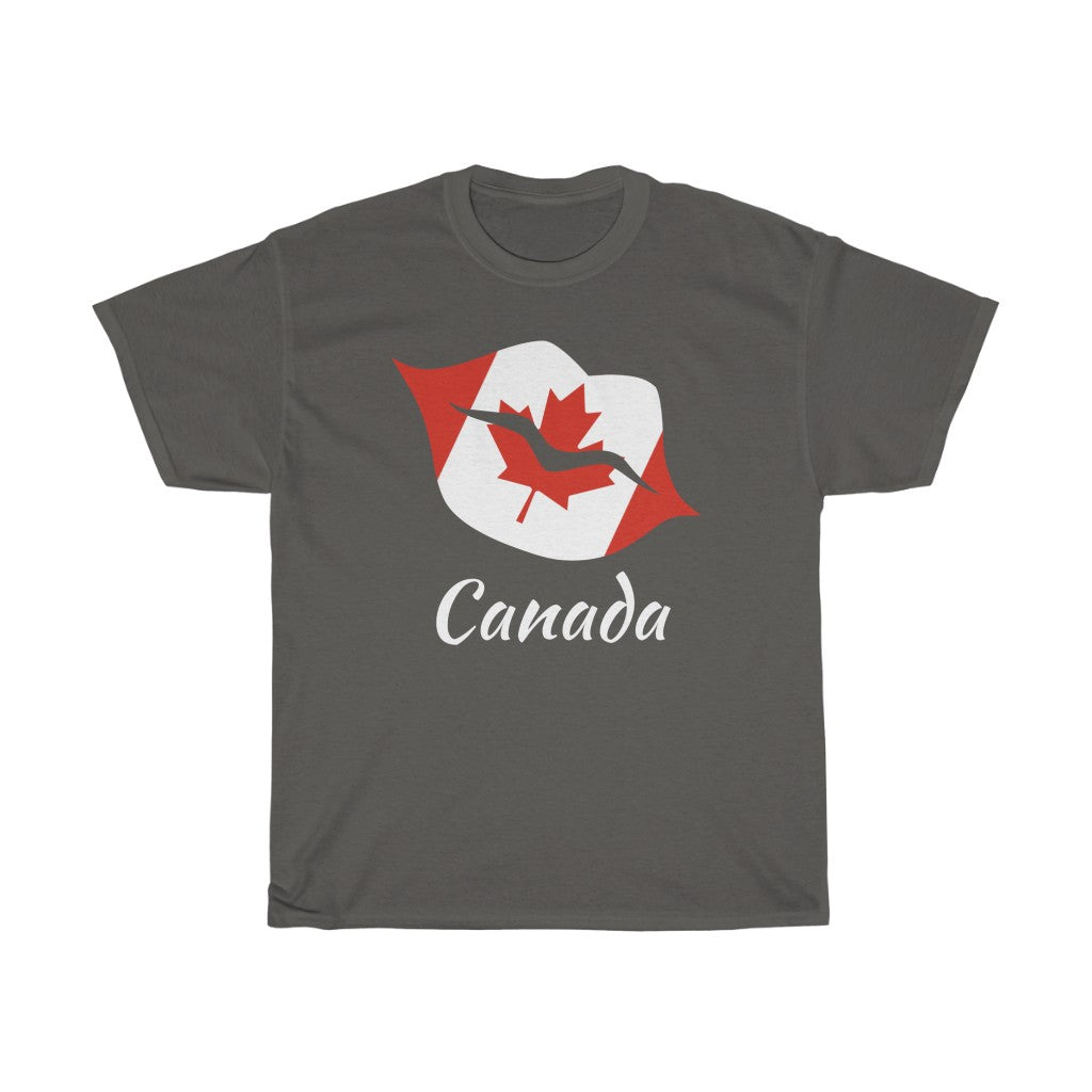 Canada Lips Flag Standard Tee 2 - Unisex