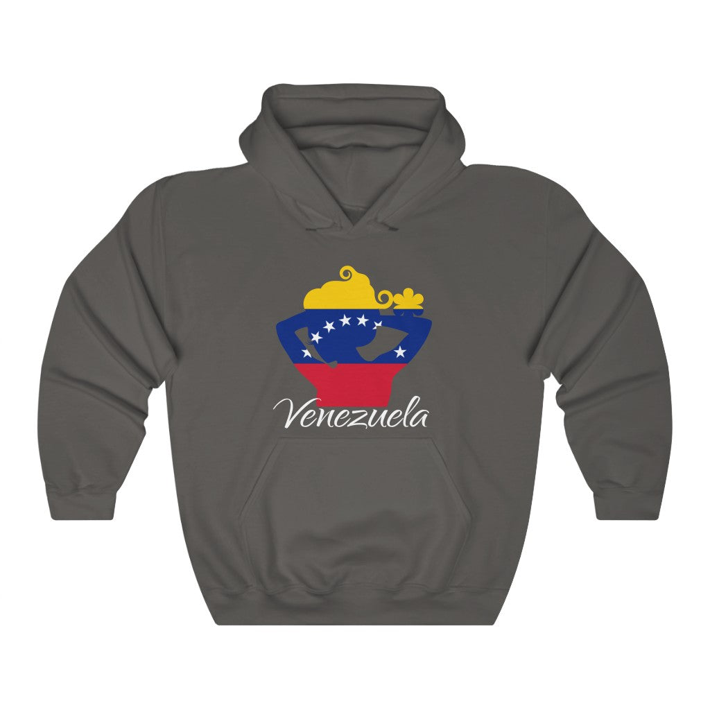 Venezuela Lady Flag Hoodie Sweatshirt 2 - Unisex