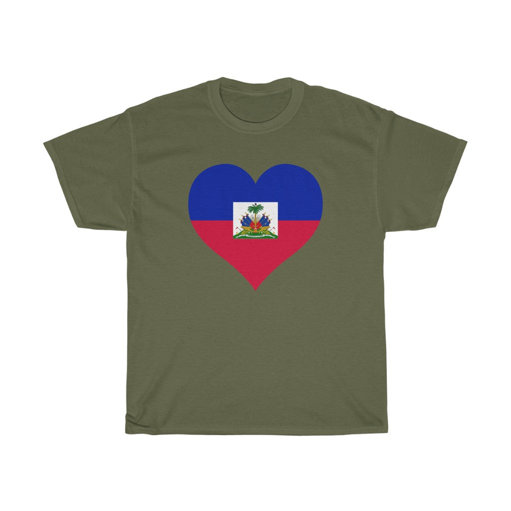 Haiti Heart Flag Standard Tee - Unisex