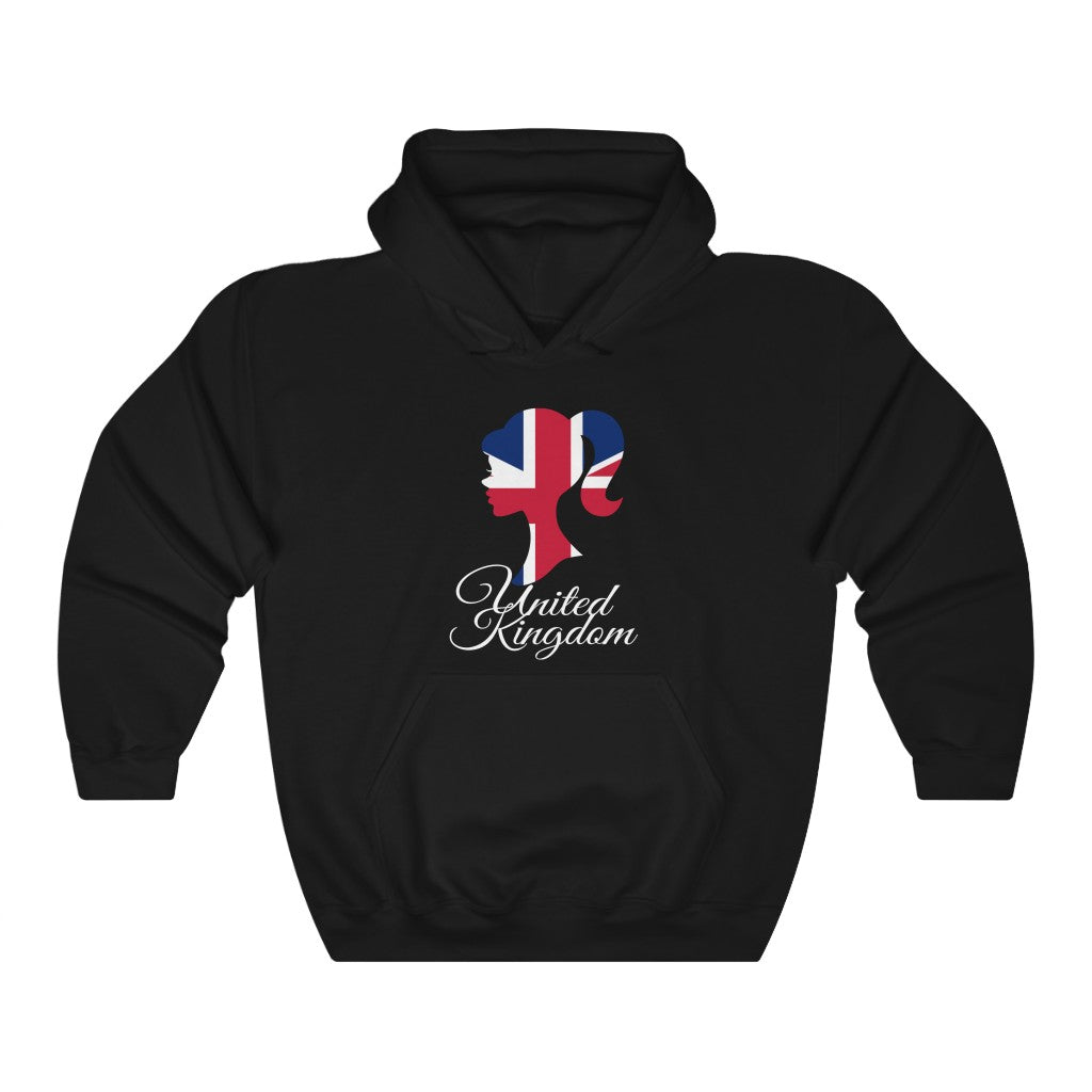 United Kingdom Girl Flag Hoodie Sweatshirt 2 - Unisex