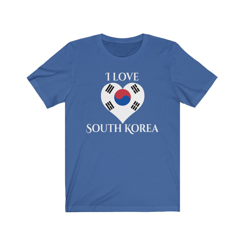 South Korea Heart Flag Premium Tee 2 - Unisex