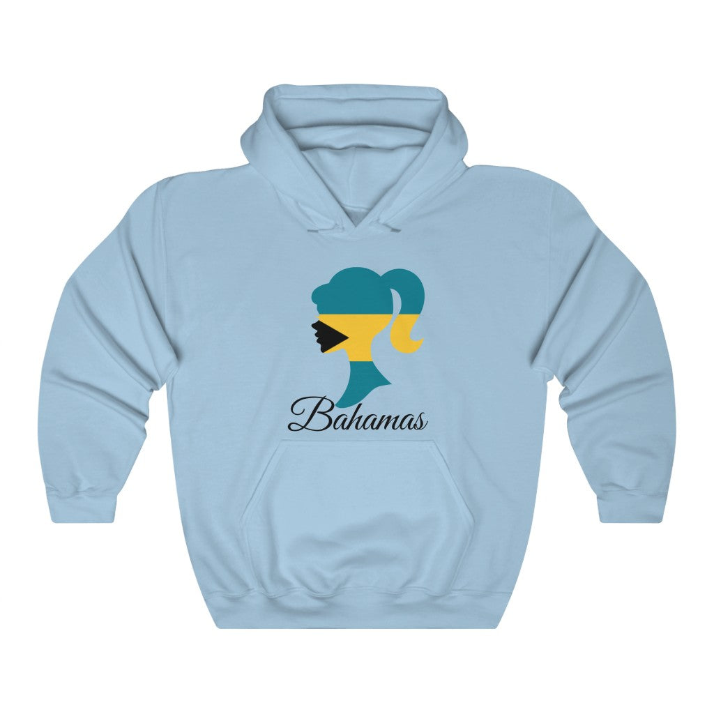 Bahamas Girl Flag Hoodie Sweatshirt 1 - Unisex