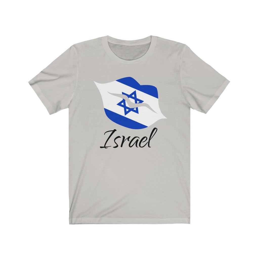 Israel Lips Flag Premium Tee 1 - Unisex