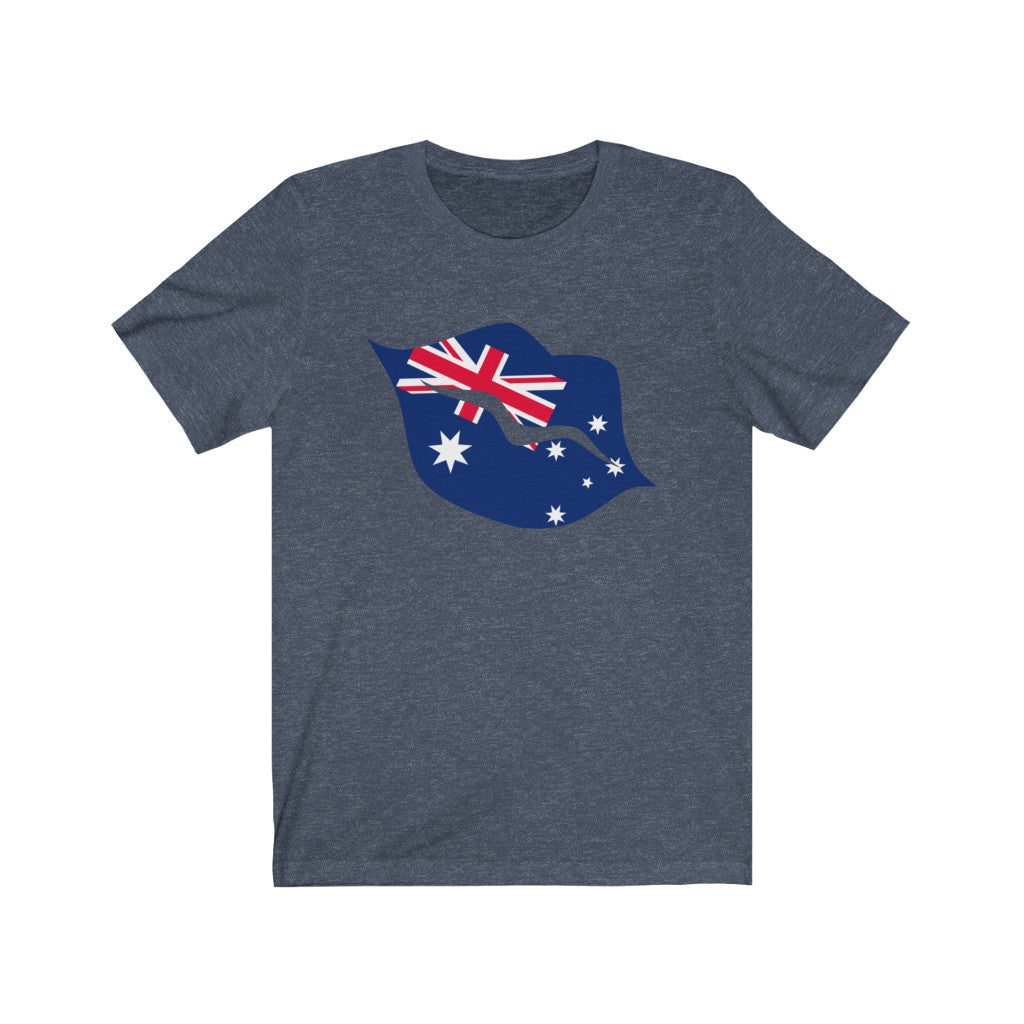 Australia Lips Flag Premium Tee - Unisex