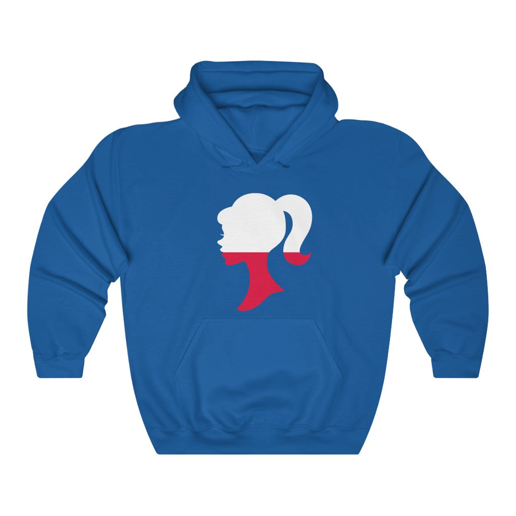 Poland Girl Flag Hoodie Sweatshirt - Unisex
