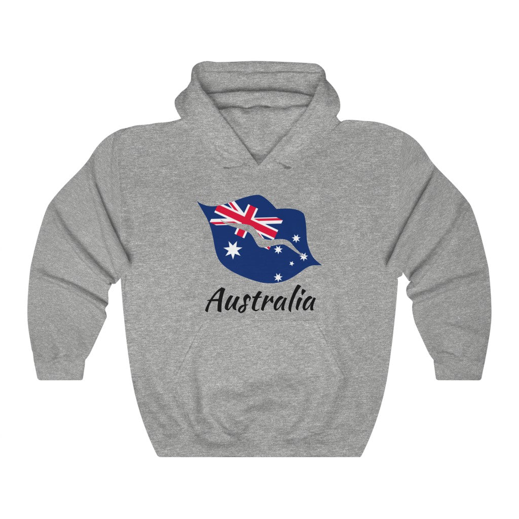 Australia Lips Flag Hoodie Sweatshirt 1 - Unisex