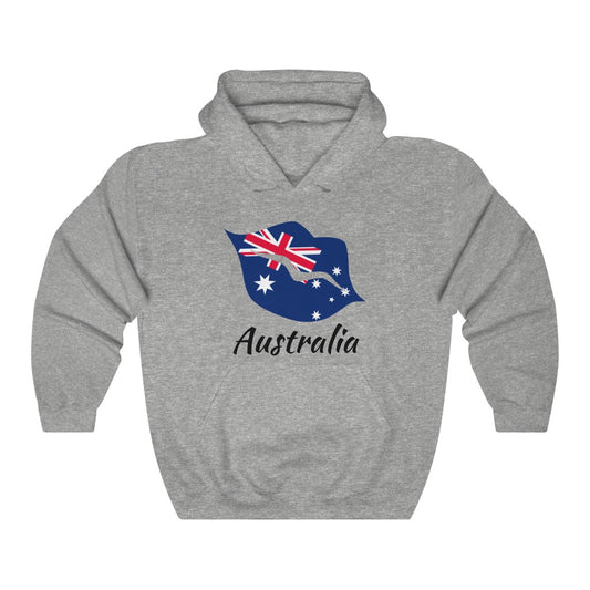 Australia Lips Flag Hoodie Sweatshirt 1 - Unisex