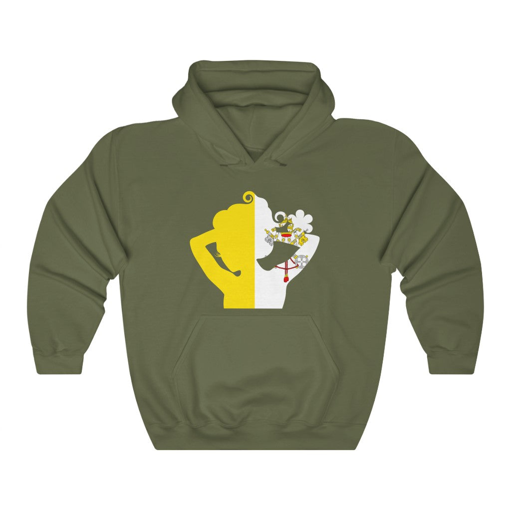 Holy See Lady Flag Hoodie Sweatshirt - Unisex