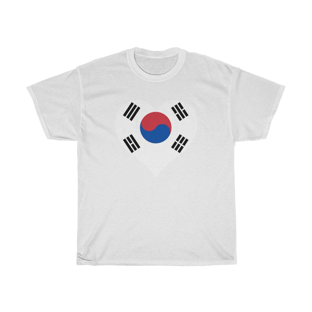 South Korea Heart Flag Standard Tee - Unisex