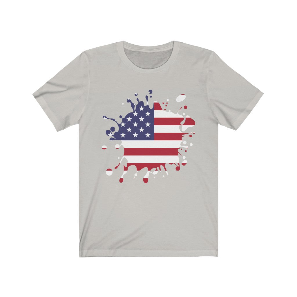 United States of America Splat Flag Premium Tee - Unisex