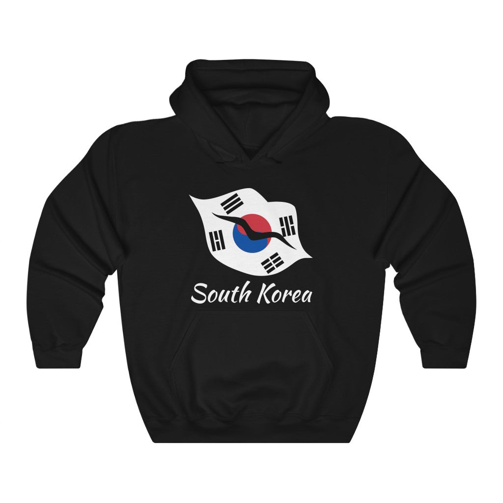 South Korea Lips Flag Hoodie Sweatshirt 2 - Unisex