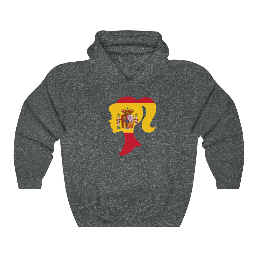 Spain Girl Flag Hoodie Sweatshirt - Unisex