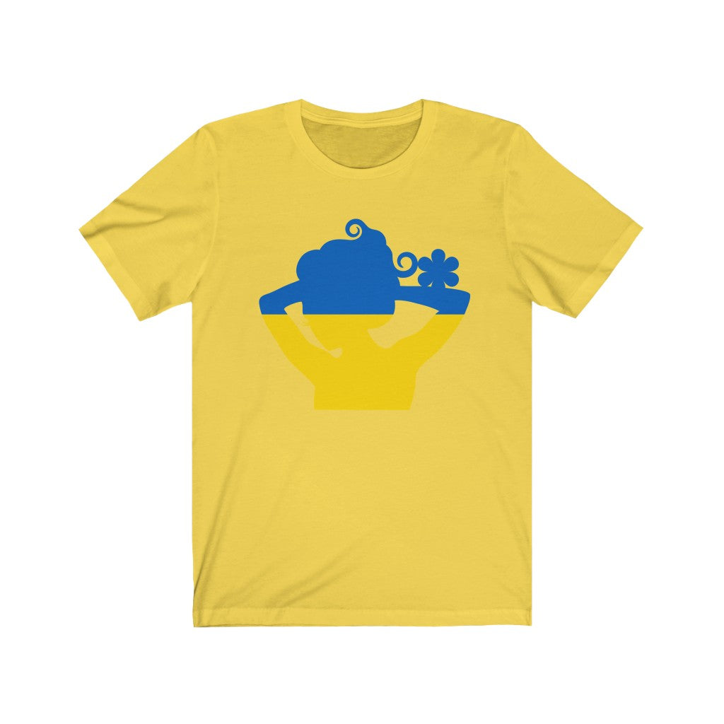 Ukraine Lady Flag Premium Tee - Unisex