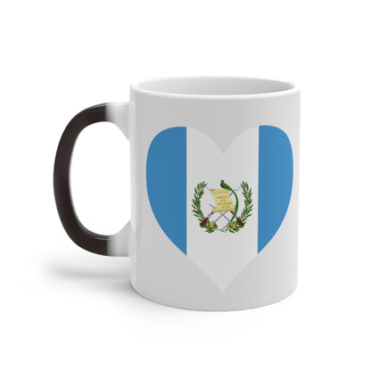 Guatemala Heart Color Changing Mug