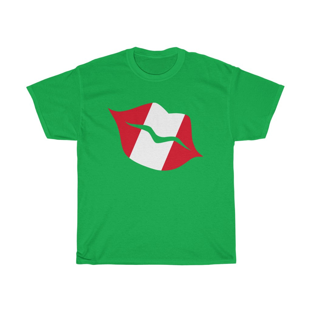 Peru Lips Flag Standard Tee - Unisex