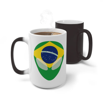 Brazil Alien Color Changing Mug