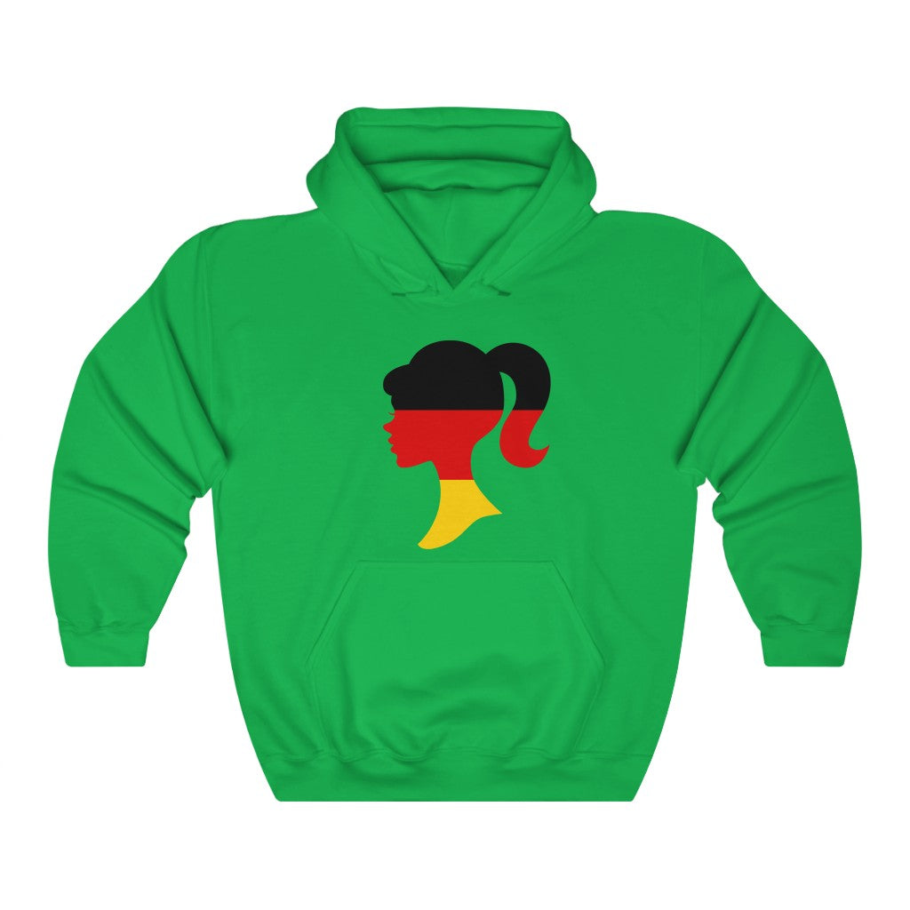 Germany Girl Flag Hoodie Sweatshirt - Unisex