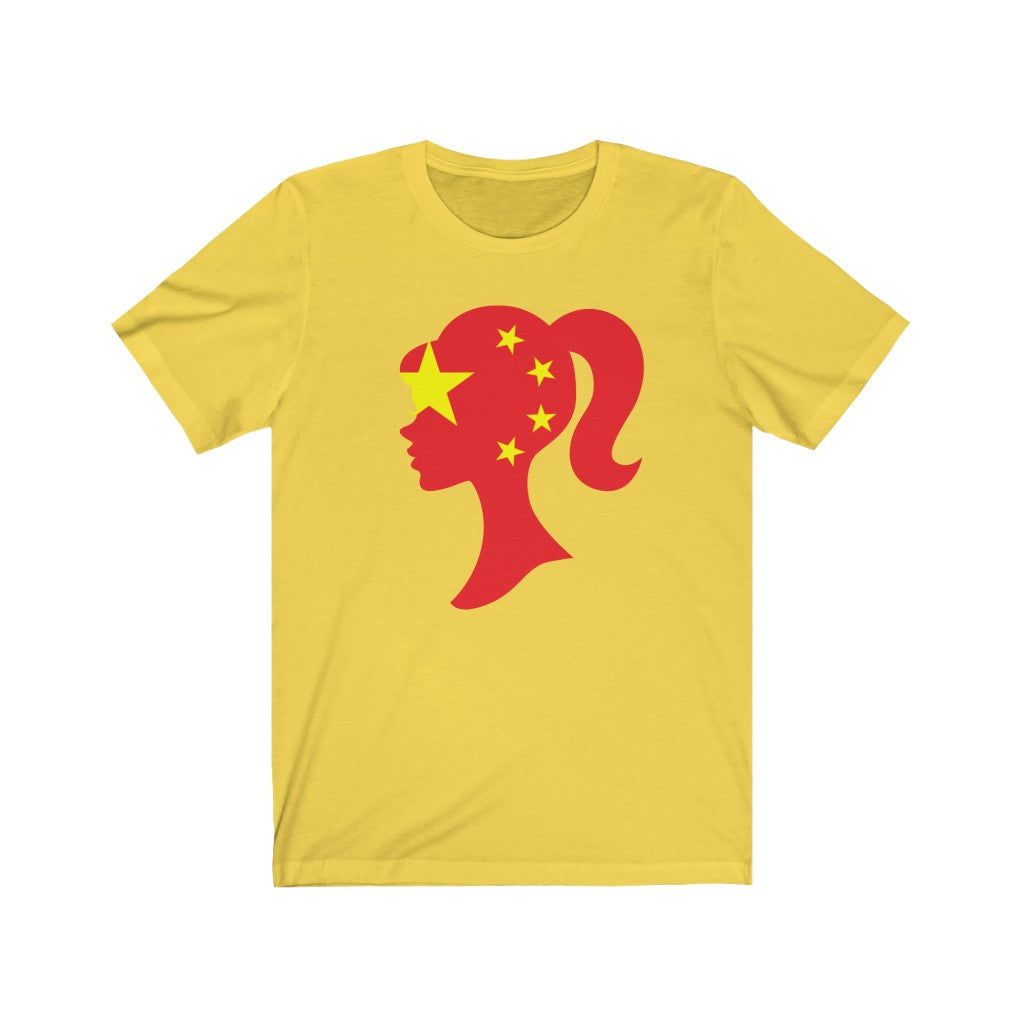 China Girl Flag Premium Tee - Unise