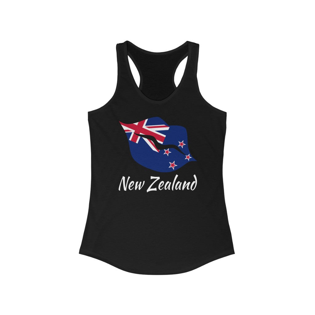 New Zealand Lips Flag Tank 2 - Women