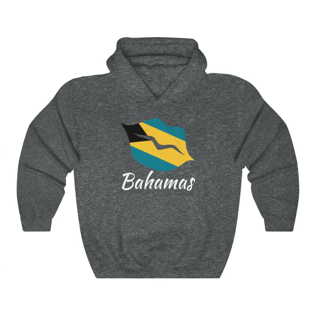 Bahamas Lips Flag Hoodie Sweatshirt 2 - Unisex
