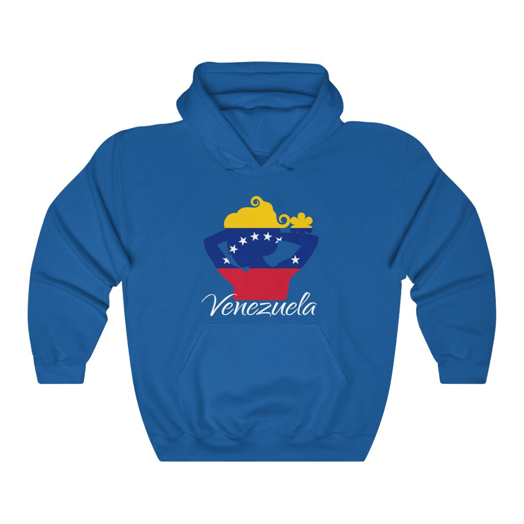 Venezuela Lady Flag Hoodie Sweatshirt 2 - Unisex
