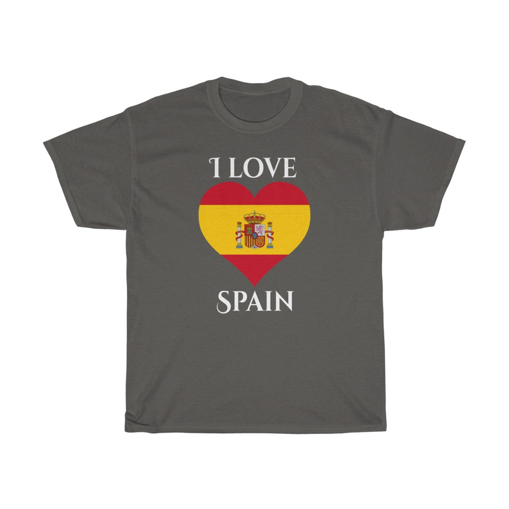 Spain Heart Flag Standard Tee 2 - Unisex