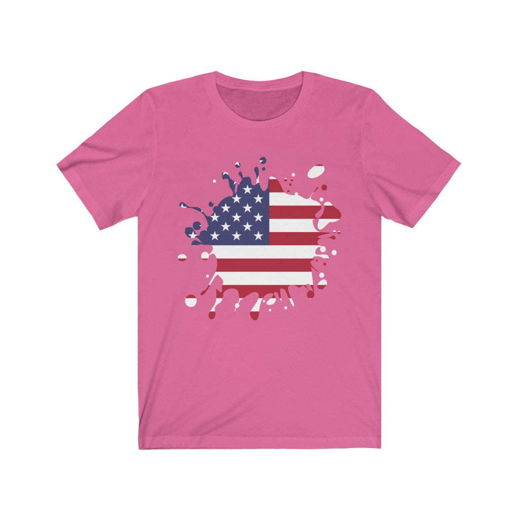 United States of America Splat Flag Premium Tee - Unisex